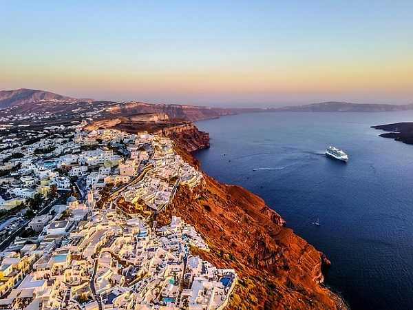 Ferry entre islas griegas