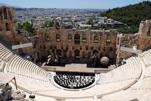 Odeón de Herodes Ático en Atenas