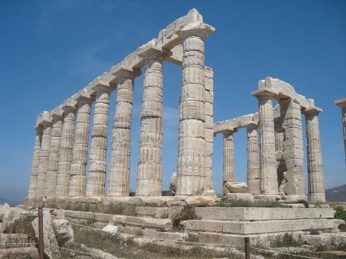 Templo de Poseidon en Cabo Sunio