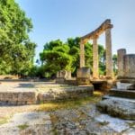 Los baños griegos de Olimpia