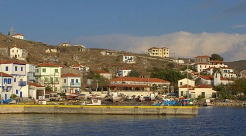 La isla de Agios Efstratios, Egeo norte.