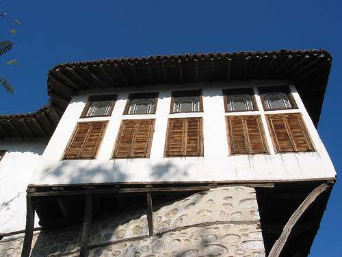 Casas antiguas en Kastoriá