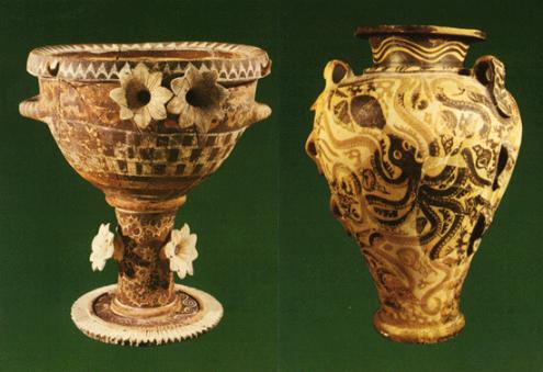 La cerámica minoica, evolución monocroma