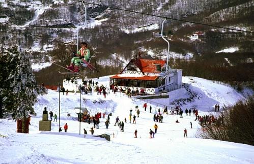 estacion de esqui de Pelion en Tesalia