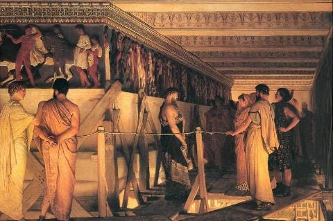 Novela de suspenso micrófono Elucidación El friso de las Panateneas, del Partenón : Sobre Grecia