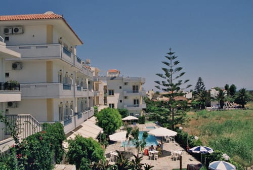 Hotel Marirena, en la turística Amoudara, Creta