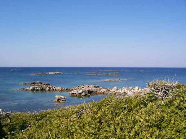 Costa islas estrófadas, strofades, Jónicas