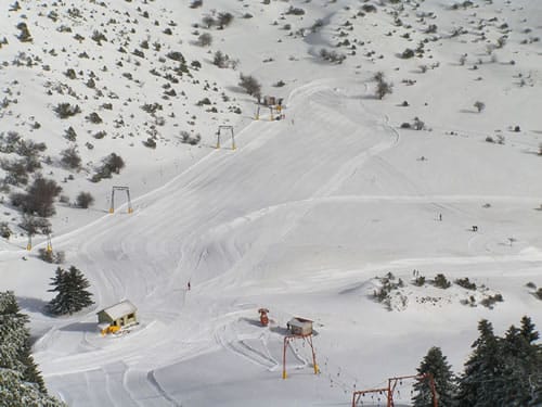 Mainalo, esqui en Grecia