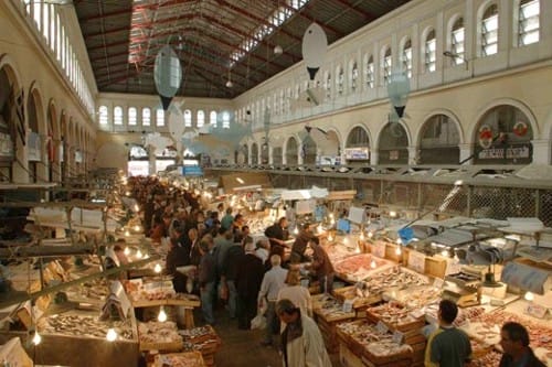Mercado central de Atenas