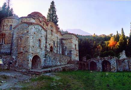 castillo Mistra, peloponeso