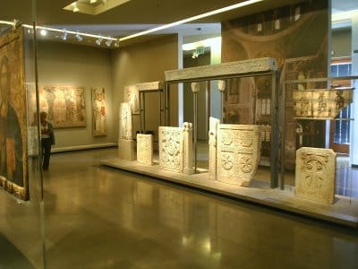 La coleccion permanente del Museo Bizantino, en Kolonaki