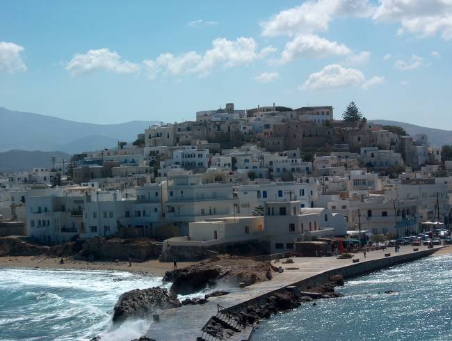 La isla de Naxos, su corazon y la costa