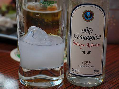 Ouzo, el licor griego mas tradicional