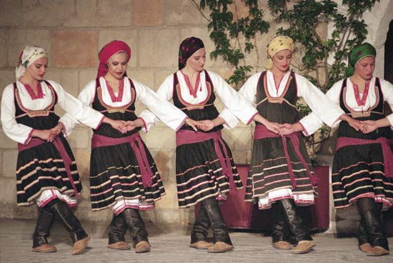 Bailes y música en Grecia